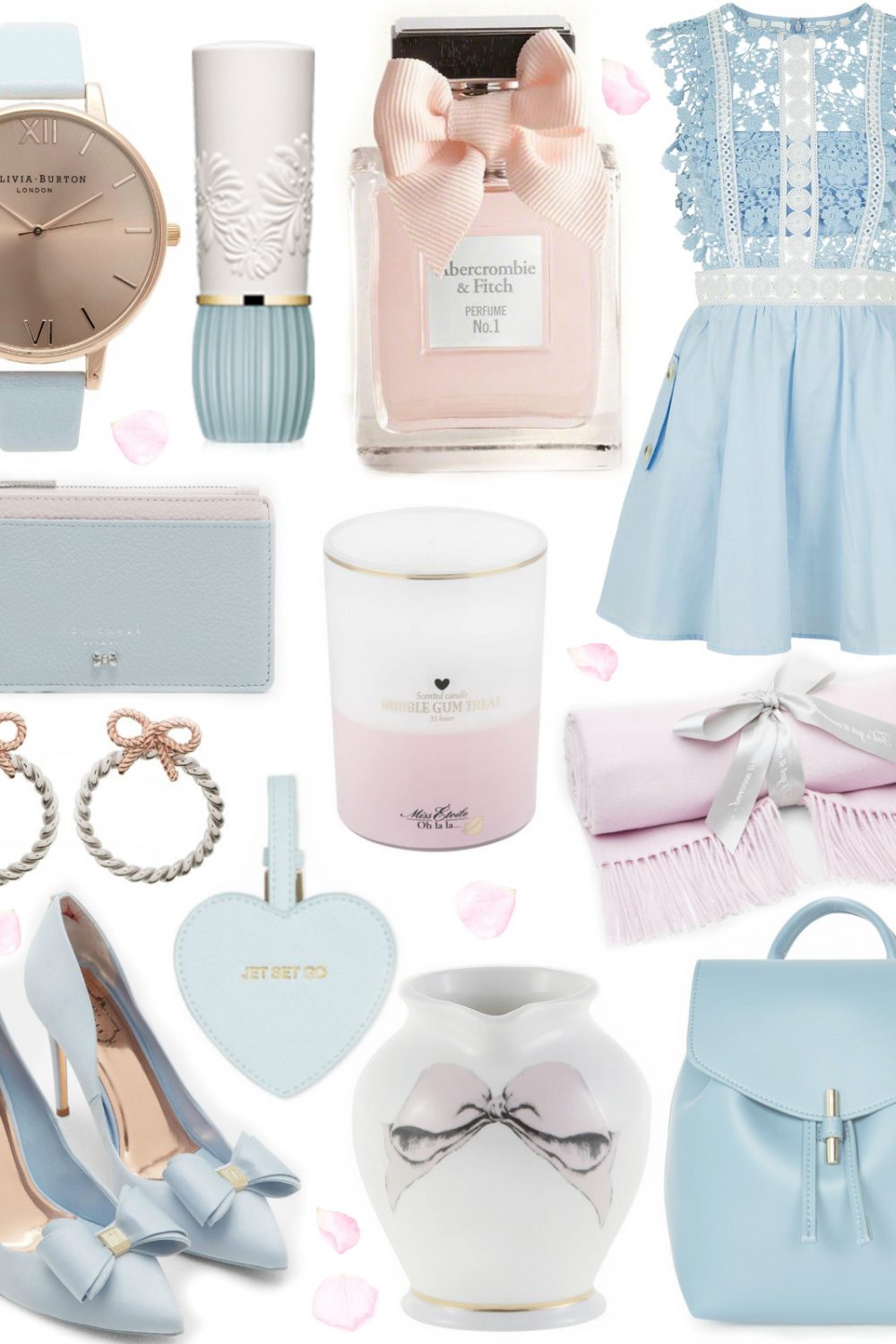 A Cinderella Wishlist ~ Powder Blue & Blush Pink